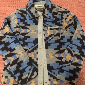 New Pendleton fleece bomber jacket. Worn once. Size large.
